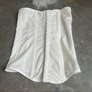 SKIMS WHITE MESH WAIST TRAINER SIZE L